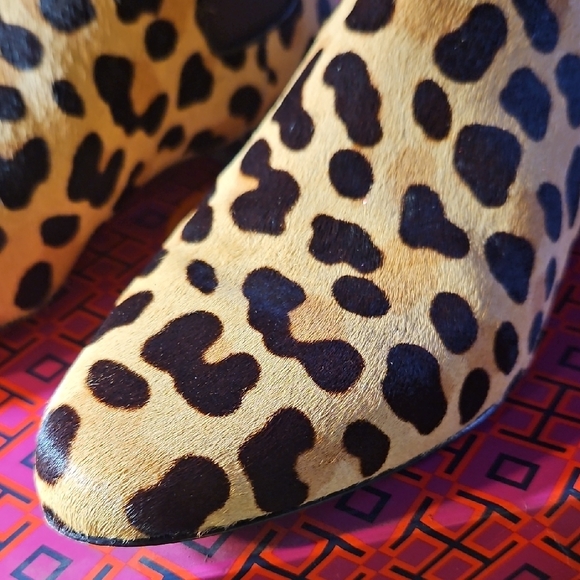 Tory Burch Leopard Print Ankle Boots - Picture 4 of 15